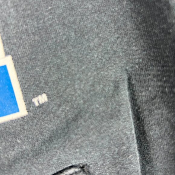 Y2K Illinois State Red Birds Sweatshirt Extra Large Black & Blue Faded Hoodie - Picture 6 of 16